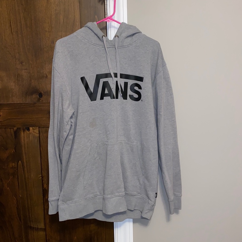 grey vans hoodie